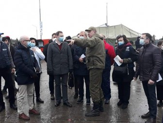 В ТЛЦ у белорусско-польской границы приехали представители ВОЗ (дополняется)