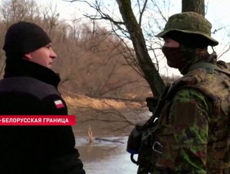 На польско-белорусскую границу прибыли эстонские военные, они помогут с ремонтом заграждений