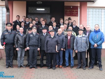 10 ноября поздравления принимали ветераны Мостовского РОВД
