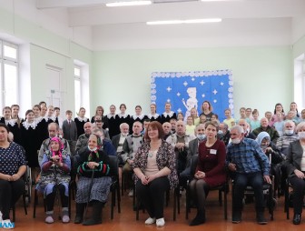 Время дарить добро и радость. В Куриловичском доме-интернате на прошлой неделе встречали гостей