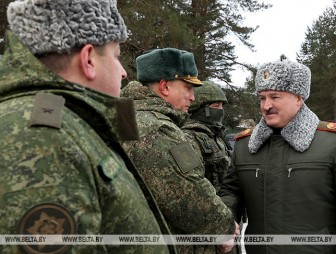 Лукашенко прибыл на Обуз-Лесновский полигон под Барановичами