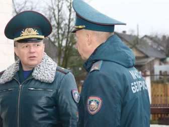 Министр по чрезвычайным ситуациям Вадим Синявский посетил Гродненский район