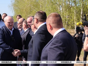 Лукашенко посетил Костюковичский район