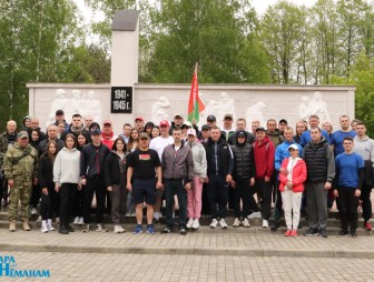 Маршрутом памяти проехали участники велопробега, организованного Мостовским РОВД в честь Дня Победы и 80-летия освобождения Беларуси