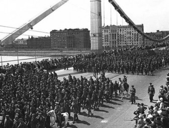 Освобождение Беларуси. Плененные в ходе операции 'Багратион' немцы прошли 'Парадом побежденных' по Москве