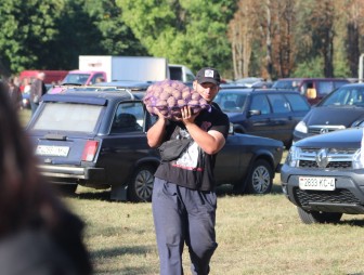 Мостовчане сегодня активно закупались на сельскохозяйственной ярмарке