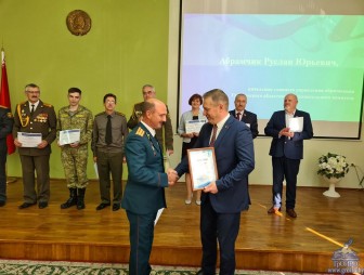 Руководитель по военно-патриотическому воспитанию Дубненской средней школы Николай Молчанов – призёр областного этапа республиканского конкурса