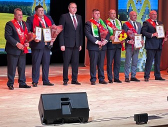 В районном центре культуры Мостов прошло торжественное чествование аграриев