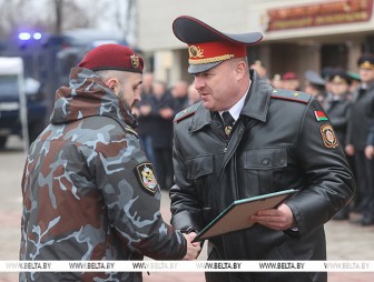 На защите общества и государства. Гродненский ОМОН отмечает 30-летие со дня образования