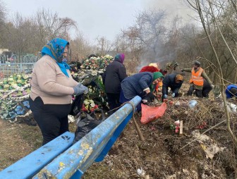 Жители д. Ковшово Мостовского района включились в мероприятия Года благоустройства и навели порядок на местном кладбище