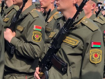Мостовчанин Егор Рогацевич – участник военного парада в Минске в честь 80-летия Великой Победы