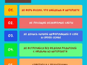 Правила безопасности в интернете