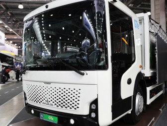 МАЗ презентовал новую модель электромусоровоза