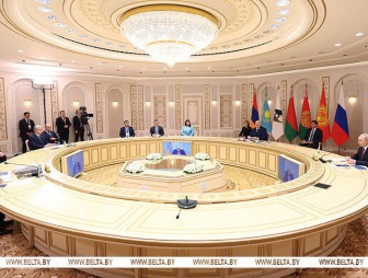 Лукашенко рассчитывает на результативность саммита ЕАЭС в Минске