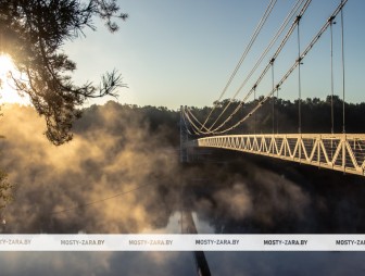 ФОТОФАКТ. Утренний туман над Неманом в Мостах