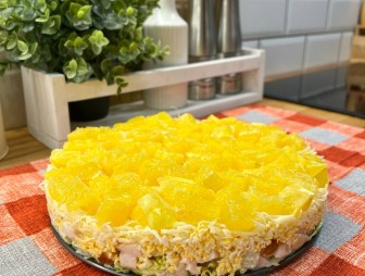 Салат с апельсинами