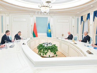 Токаев: торговля Беларуси и Казахстана развивается успешно, мы настроены на дальнейшие результаты