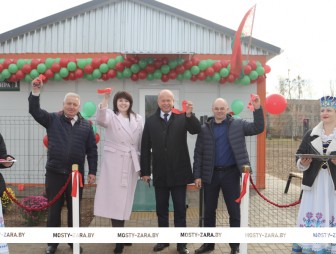 Сегодня в д. Голубы открыли современный модульный ФАП