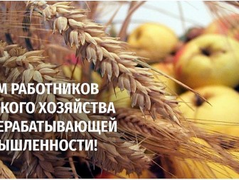 Поздравление с Днем работника сельского хозяйства и перерабатывающей промышленности от районных властей