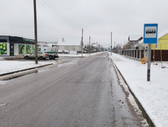 Новая остановка общественного транспорта появилась в Мостах