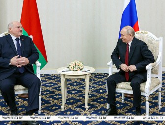 Лукашенко и Путин встретились в Бишкеке