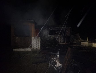 Пожар дачного дома