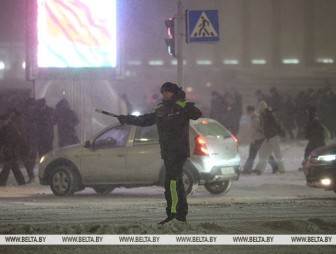 В ГАИ напомнили правила безопасности во время сильных снегопадов