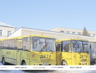 В школу по расписанию. В сильные морозы  школьные автобусы без сбоев доставляют детей к месту учёбы