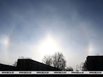 Гало, ледяной дождь, световые столбы: какие необычные явления наблюдали в январе в Гродненской области