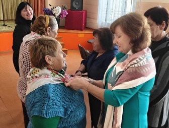 В филиале «Гудевичский ЦДиК» на весёлой ноте прошли именинные посиделки «Как на наши именины...»