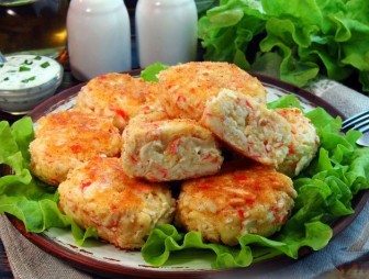 Крабовые котлеты