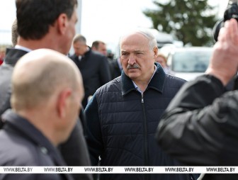 Началась большая командировка Лукашенко в Гомельскую область