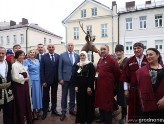 В Гродно открыли скульптуру оленя святого Губерта