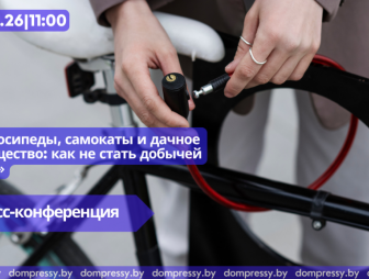 Пресс-конференция «Велосипеды, самокаты и дачное имущество: как не стать добычей вора»
