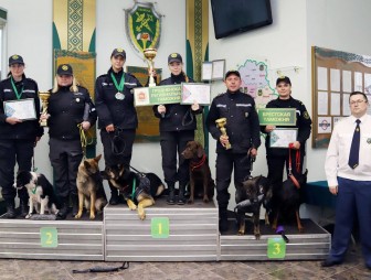 Гродненские кинологи стали лучшими на чемпионате таможенных органов