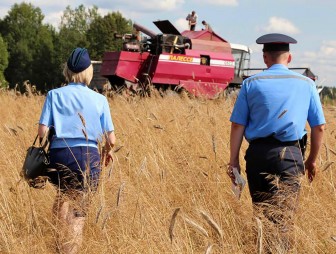 Контроль правоохранителями за ходом уборочной и заготовительной компании