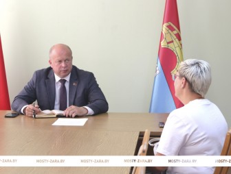 Председатель райисполкома Андрей Санько провёл приём граждан
