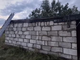 Возгорание в гараже