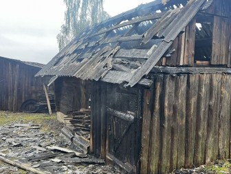 Огненное ЧП коснулось Мостовского района