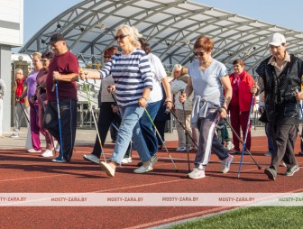 Им со спортом по пути: в Мостах прошла спартакиада среди пожилых людей в рамках декады «Золотой возраст»