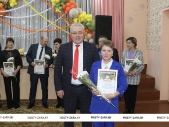 В ОАО «Черлёна» Мостовского района чествовали животноводов