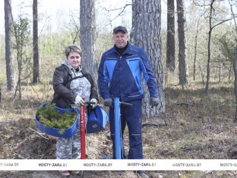 Всё больше добровольцев в Мостовском районе присоединяются к акции «Лес! Дабро! Парадак!»