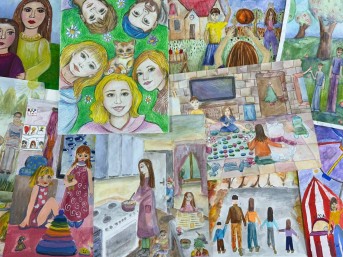 Три десятка «спасибо» родителям в рисунках юных мостовчан