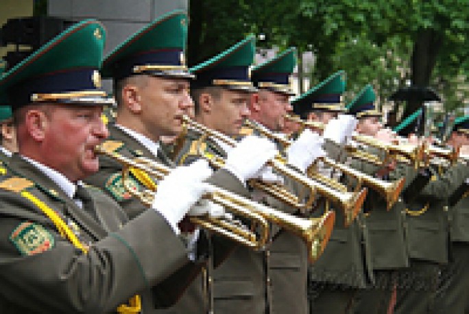 Парад оркестров прошел в Гродно