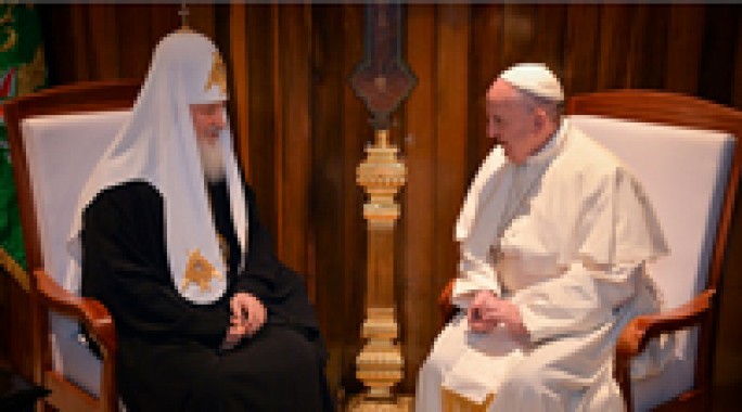 'Не соперники, а братья': Патриарх Кирилл и Папа Римский Франциск подписали историческую декларацию