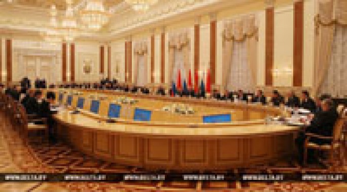 Заседание Высшего государственного совета Союзного государства в Минске