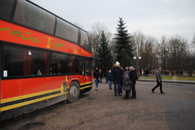 В минувшие выходные Гродно посетила самая большая группа туристов без визы