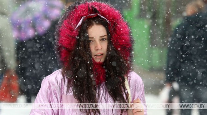 Мокрый снег и сильный ветер прогнозируются в Беларуси 2 января