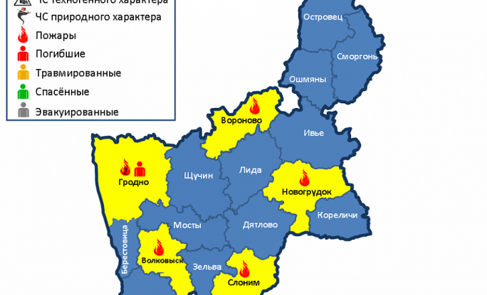 За сутки в области произошло 6 пожаров, погиб 1 человек