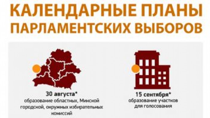 Календарные планы парламентских выборов